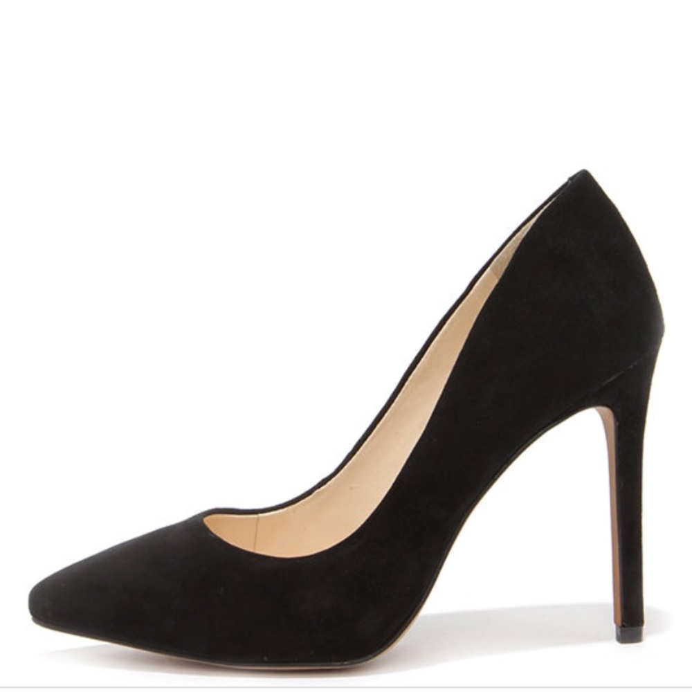 Black suede Jessica Simpson heels